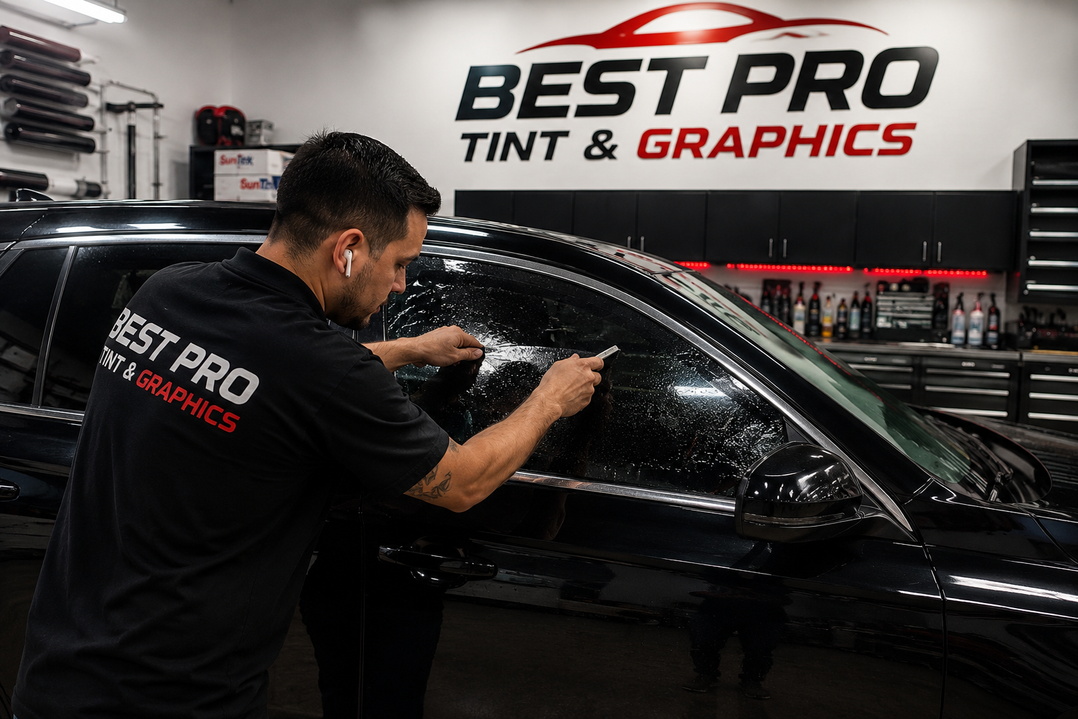 Tinted vehicle window